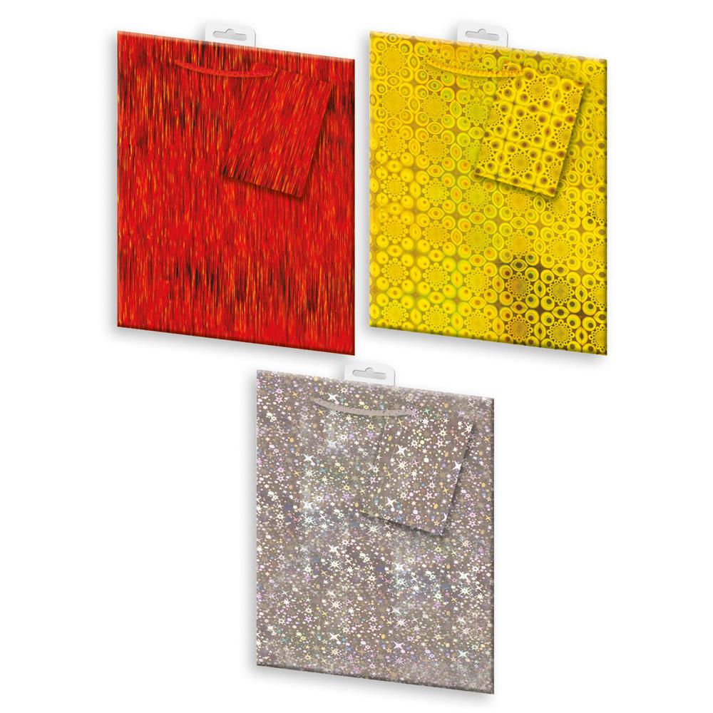 GIFTMAKER SMALL HOLOGRAPHIC GIFT BAG. HGSL \\\KD23243