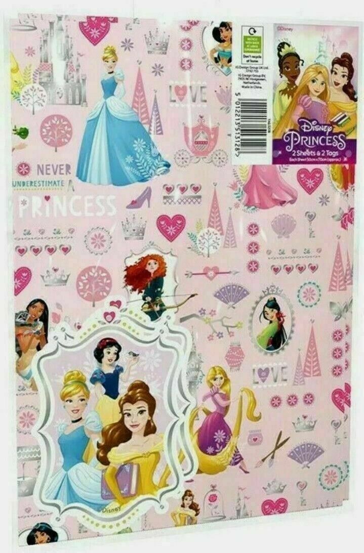 DISNEY PRINCESS GIFT WRAP  2 X 50 X 70CM. YALLS20B \\\KD23277