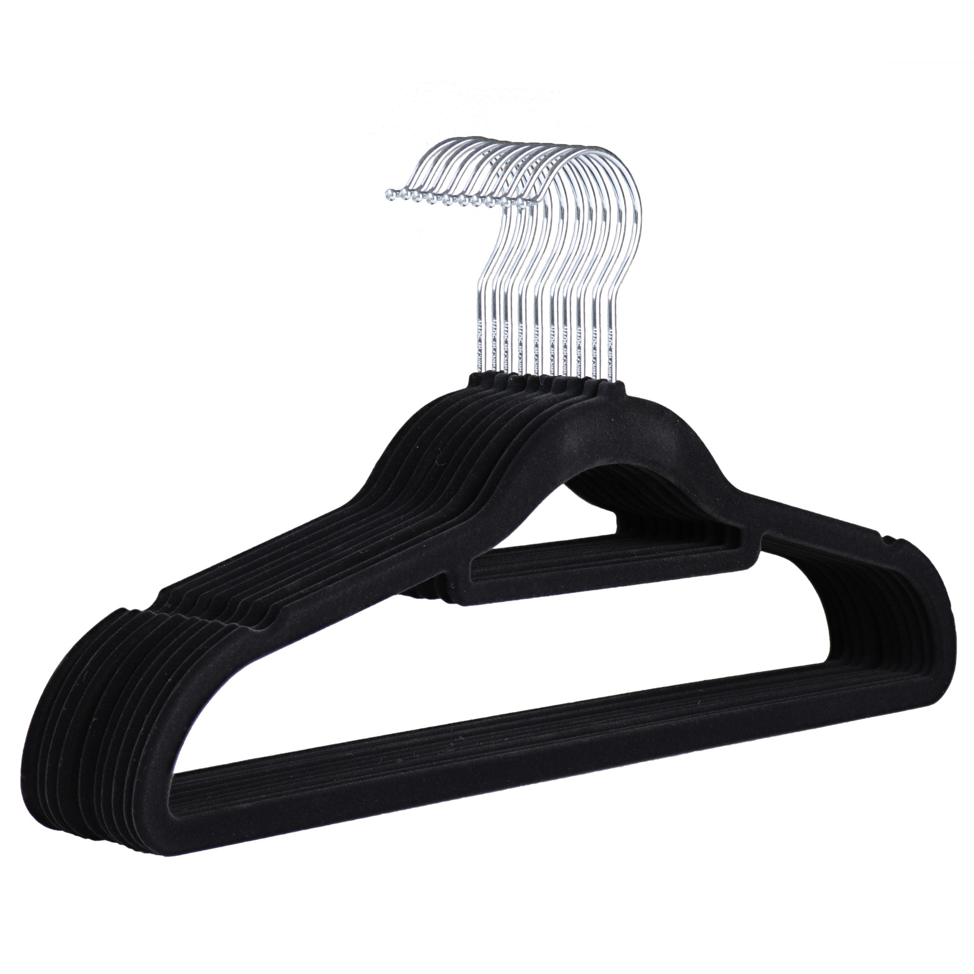 DGI BLACK VELVET COAT HANGER PACK OF 10. DGI3641 \\\KD23282