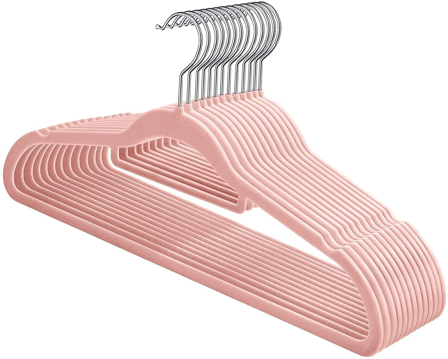 DGI BABY PINK VELVET COAT HANGER PACK OF 10. DGI3643 \\\KD23283