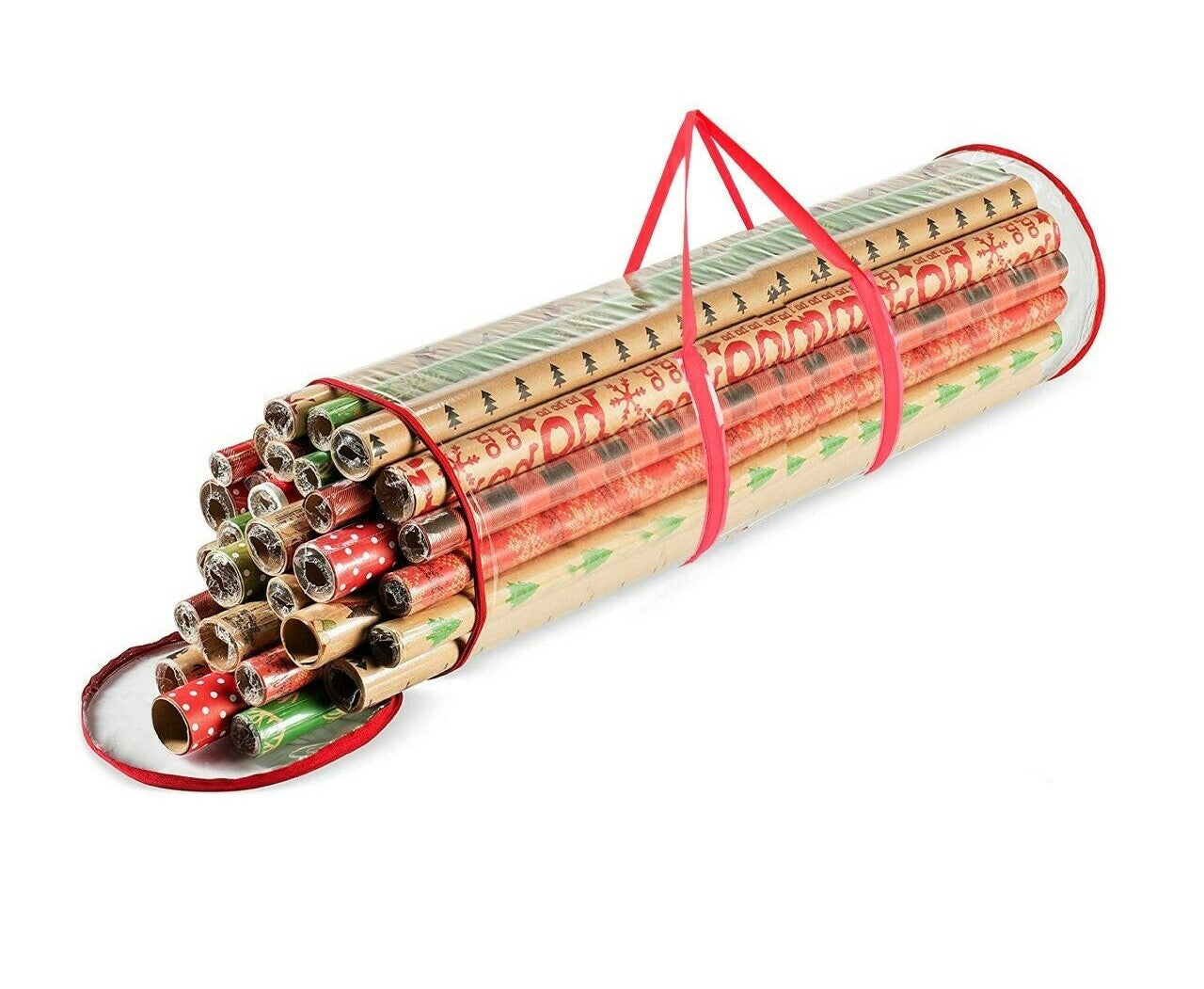 CHRISTMAS GIFT PAPER STORAGE BAG  HOLDS 24 GIFT WRAPS. DGI5880 \\\KD23286