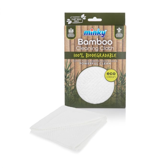MINKY BAMBOO CLEANING CLOTH BIODEGRADABLE POWERFUL CLEAN. TT15100101 \\\KD23332
