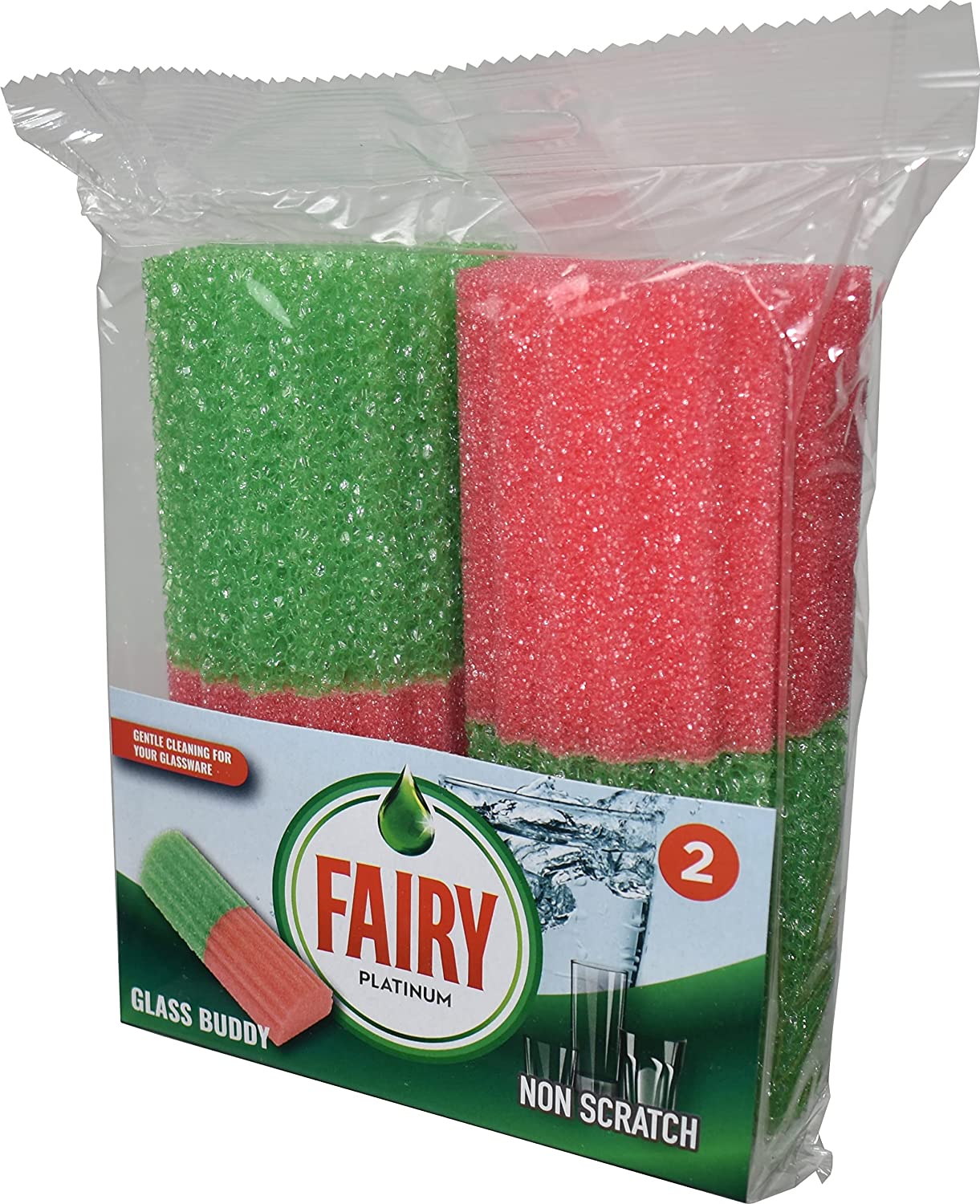 FAIRY NON SCRATCH GLASS BUDDY SPONGE 2/PK. 518946 \\\KD23389