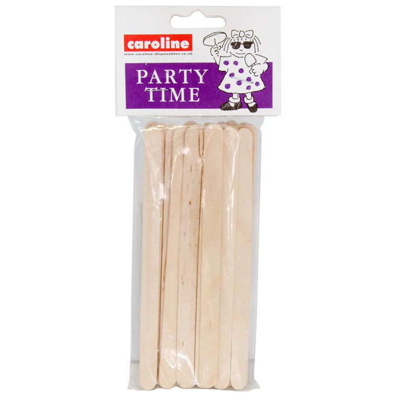 CAROLINE 6 INCHES LOLLY STICKS PACKS OF 24. CV1146 \\\KD23431