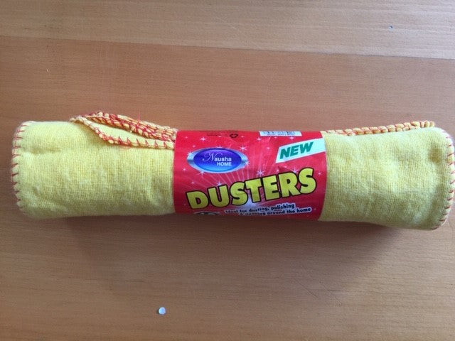 DLUX LARGE YELLOW DUSTERS  PACK OF 10. Z2406 \\\KD23451