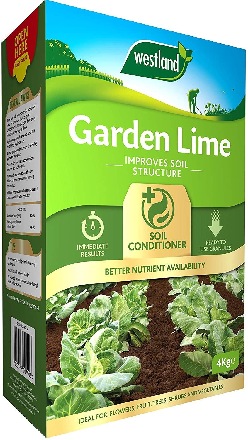 WESTLAND GARDEN LIME SOIL CONDITIONER 4KG. 20600101 \\\KD23474
