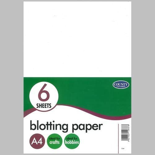 COUNTY A4 BLOTTING PAPER 6/PK. C381 \\\KD23484