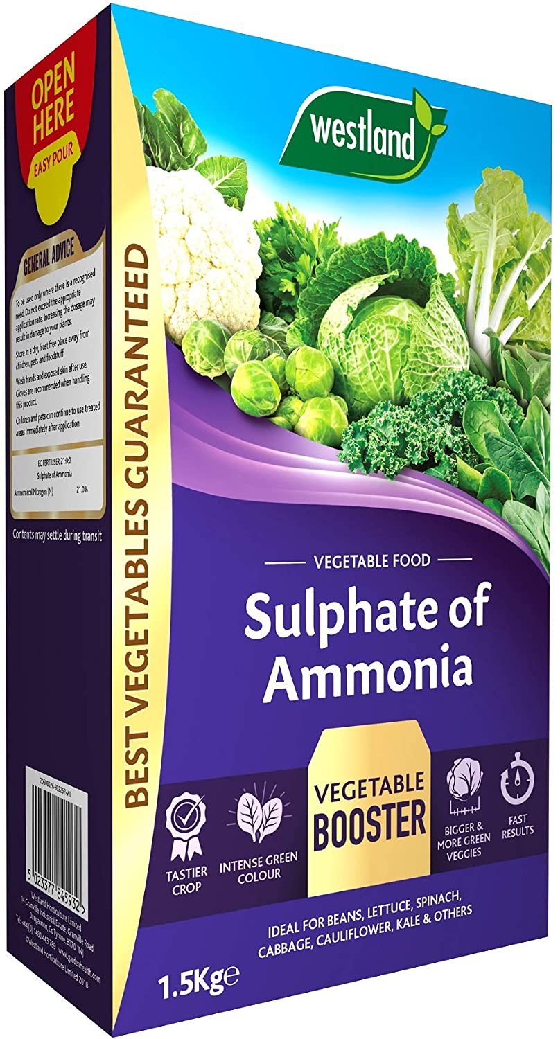 WESTLAND SULPHATE OF AMMONIA VEGETABLE CROP FOOD 1.5KG. 20600026 \\\KD23501