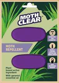 CLEAR CLOTHES MOTH REPELLENT  PACK OF 2. 120056 \\\KD23509