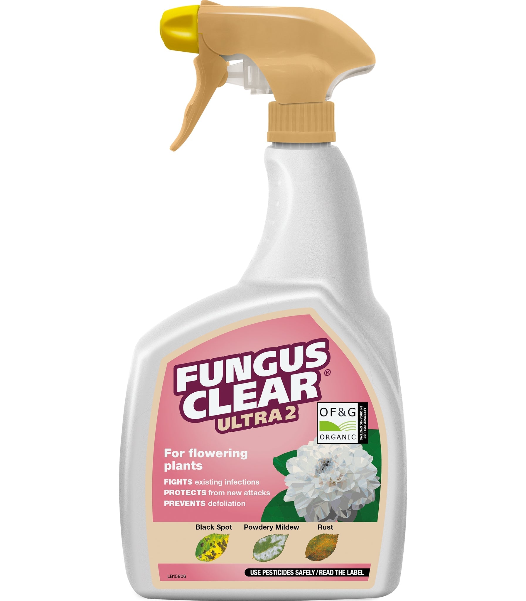 FUNGUS CLEAR ULTRA 2 FOR FLOWERING PLANTS 800ML. 119978 \\\KD23510
