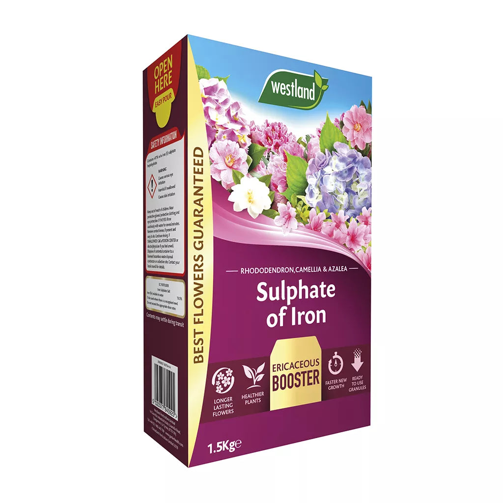 WESTLAND SULPHATE OF IRON PLANT FOOD FOR ERICACEOUS PLANTS 1.5KG. 20600027 \\\KD23580