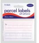 COUNTY PARCEL LABELS SELF ADHESIVE - PACK OF 12 LABELS. C164 \\\KD23698