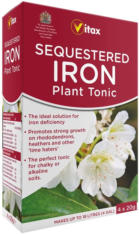 VITAX SEQUESTERED IRON PLANT TONIC 4 X 20GM. 6SQ120 \\\KD23776