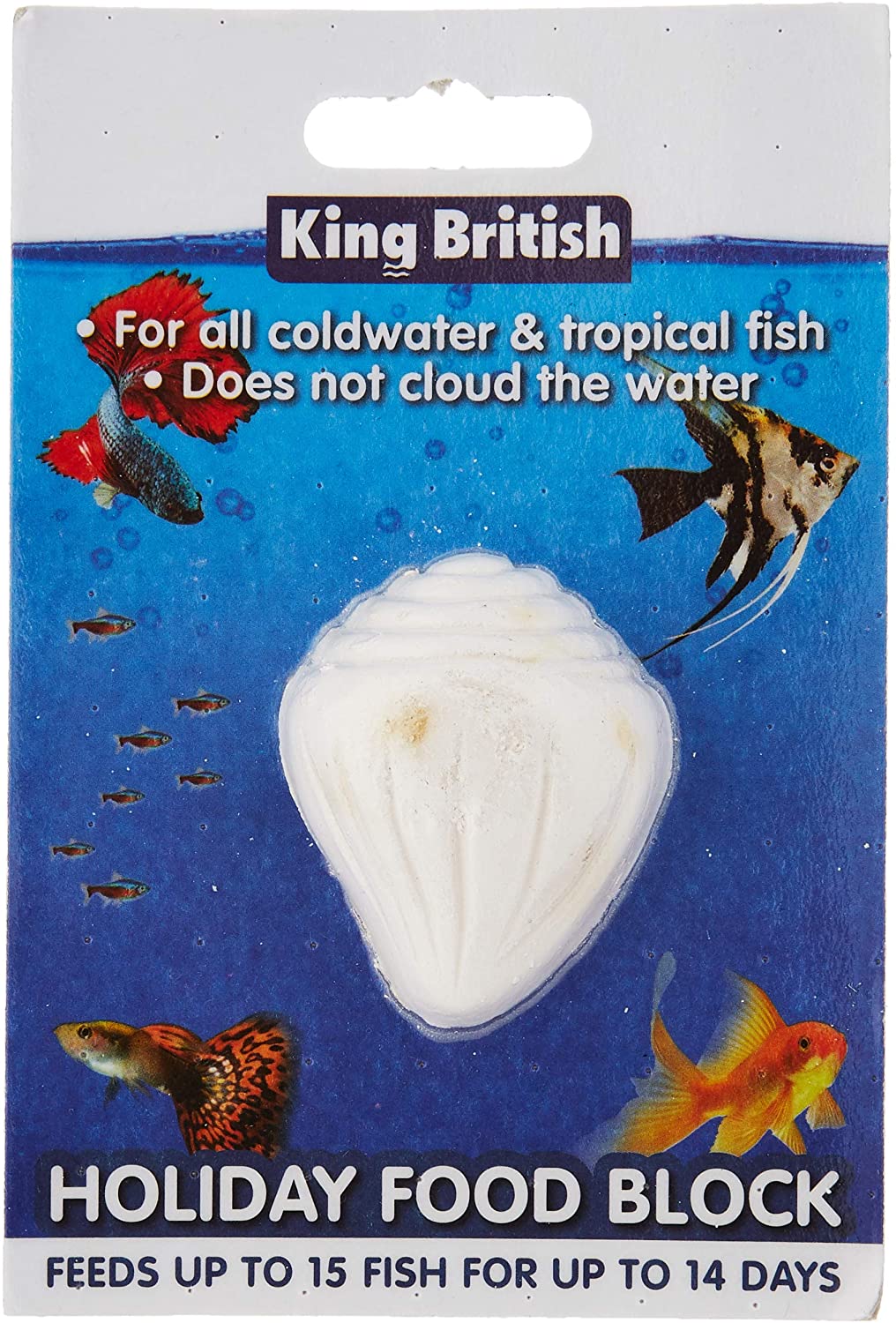 KING BRITISH HOLIDAY FISH FOOD BLOCK. BE17875 \\\KD23794