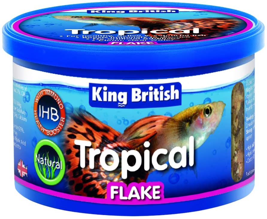 KING BRITISH TROPICAL FLAKE FOOD 28G. BE17850 \\\KD23809