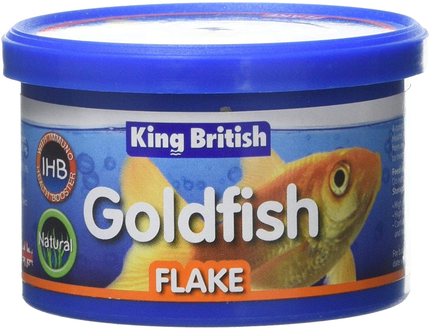 KING BRITISH GOLDFISH FLAKE FOOD 12G. BE17856 \\\KD23811