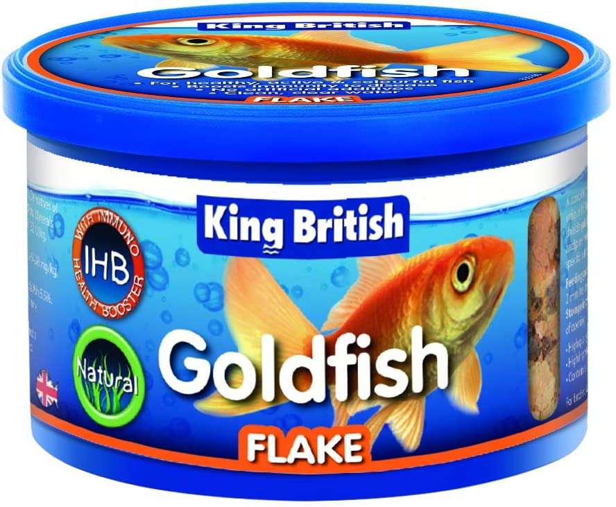 KING BRITISH GOLDFISH FLAKE FOOD 28G. BE17857 \\\KD23812