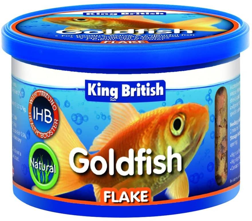 KING BRITISH GOLDFISH FLAKE FOOD 55G. BE17858 \\\KD23813