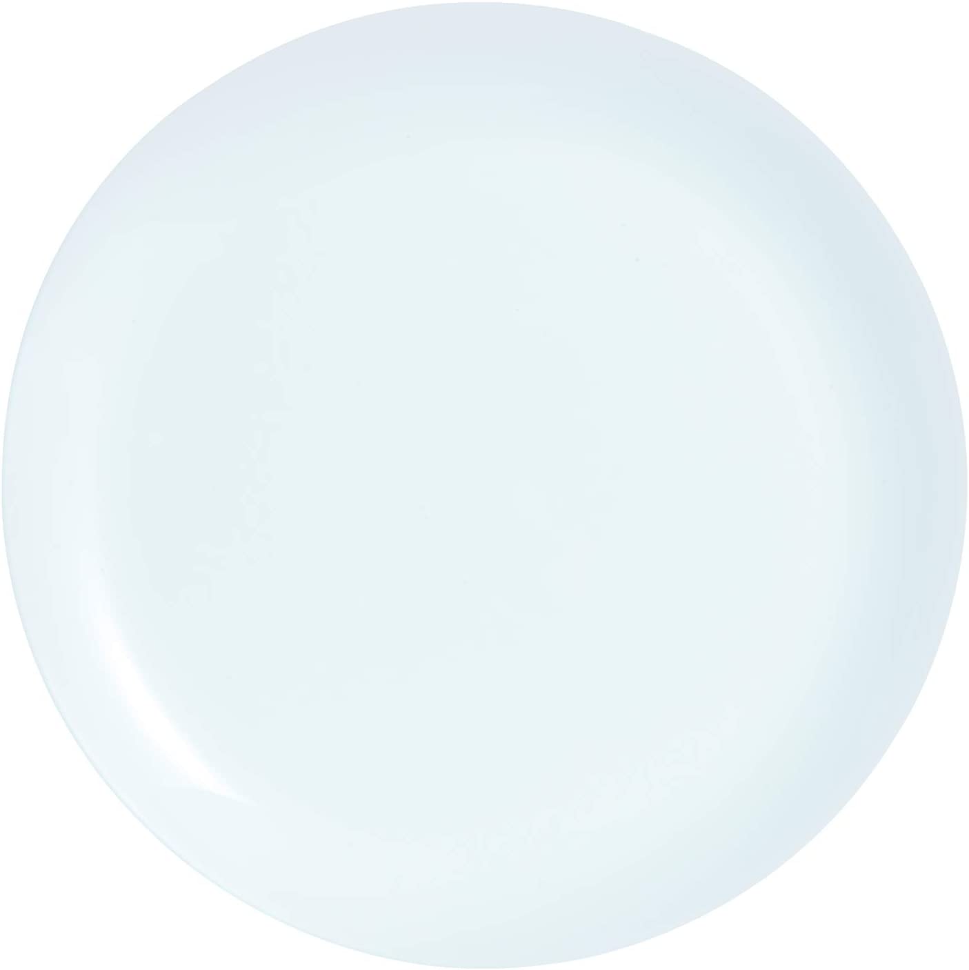LUMINARC DIWALI WHITE DESSERT / SIDE PLATE 27CM 6/PK. AR7358DW \\\KD23827