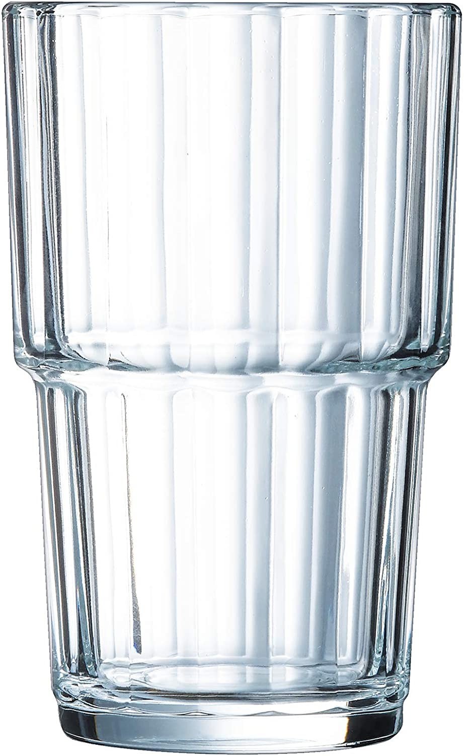 6 X ARCOROC NORVEGE STACKING TUMBLERS 9OZ / 270ML. GL1021 \\\KD23880