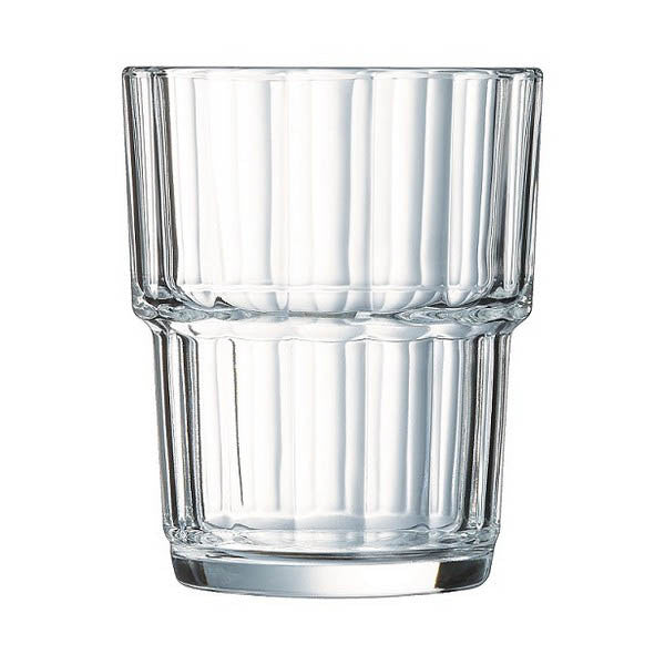 6 X ARCOROC NORVEGE STACKING TUMBLERS 7OZ / 200ML. GL1017 \\\KD23881