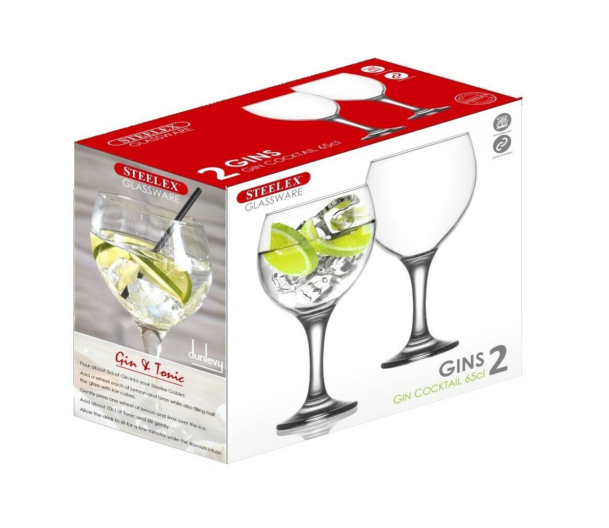 STEELEX GIN / BALLOON GLASSES 2/PK. GX8000 \\\KD23899
