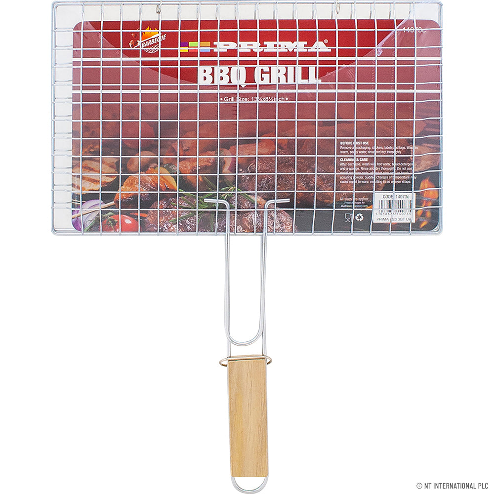 PRIMA BBQ GRILL BASKET 34.5X 21.5 X 46CM. 14073C \\\KD23933