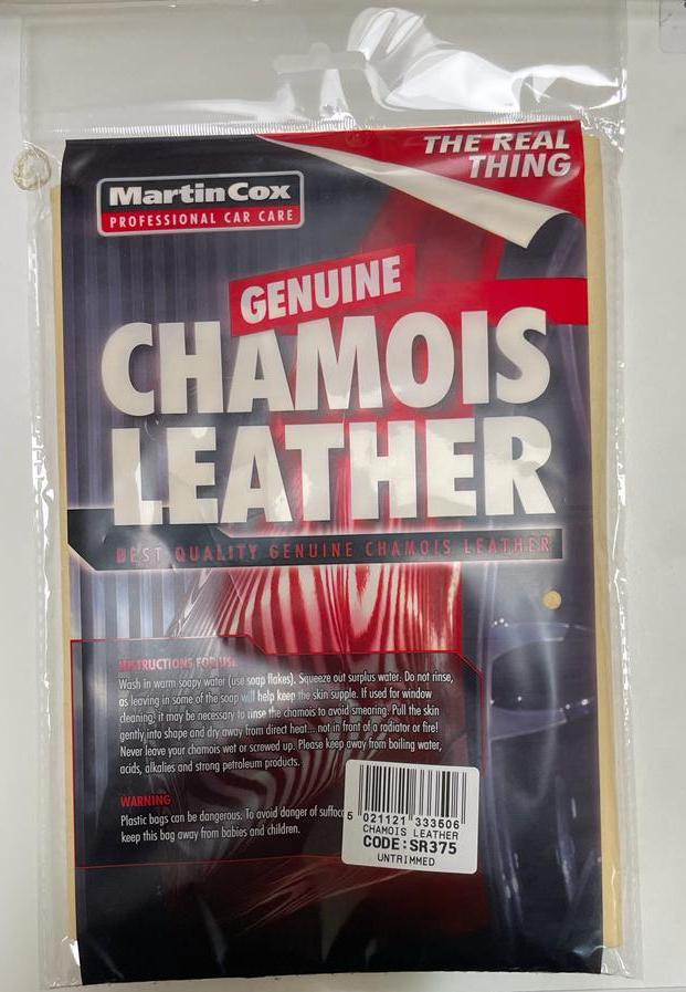 MARTIN COX GENUINE LEATHER CHAMOIS 3.75 SQFT. SR375 \\\KD23959