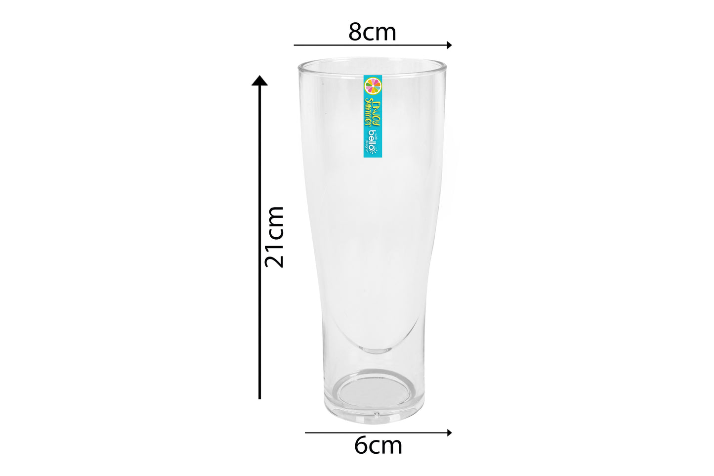 BELLO PLASTIC BEAR GLASS 600ML. AM2174 \\\KD23980