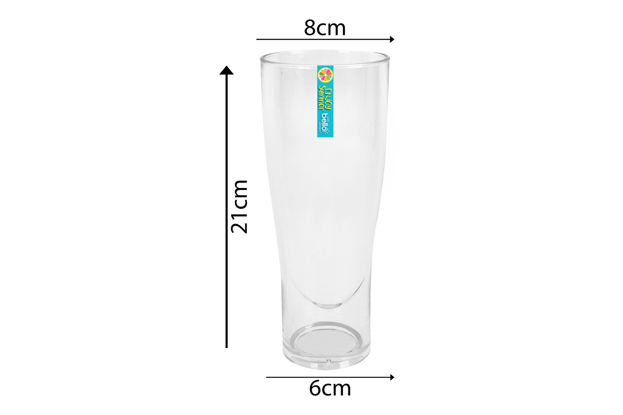 BELLO PLASTIC BEAR GLASS 600ML. AM2174 \\\KD23980