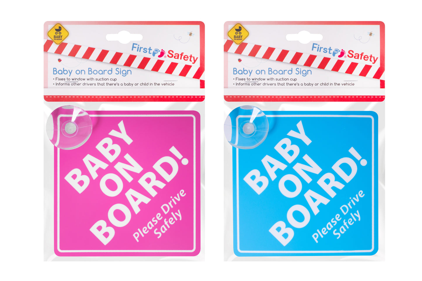 FIRST STEPS SAFETY BABY ON BOARD SIGN - 1 PIECE SUPPLY. FS572 \\\KD23998