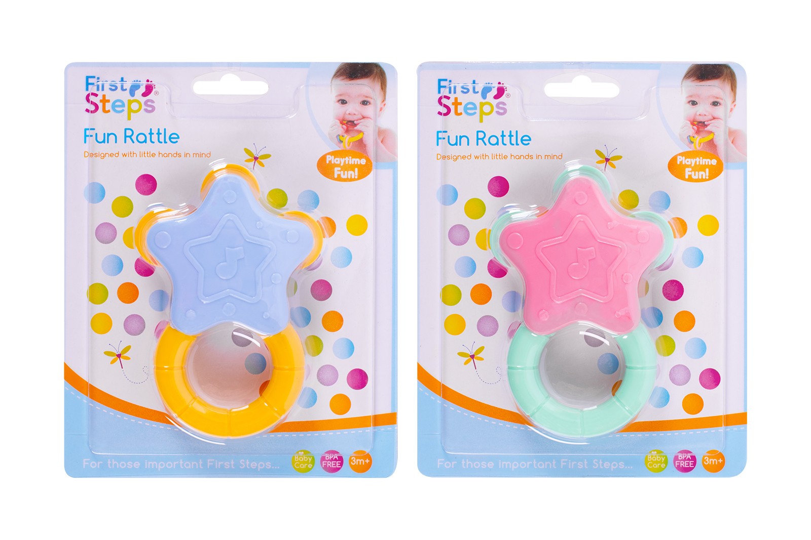 FIRST STEPS PLAYTIME BABY STAR RATTLE. PS682 \\\KD24011