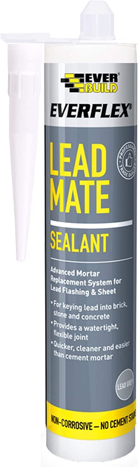 EVERBUILD EVERFLEX LEAD MATE SEALANT 295ML - GREY. LEAD \\\KD24029