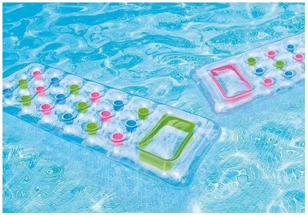 INTEX 59894EU 18 POCKET POOL LOUNGE FLOAT MAT 74" X 28". TY2644 59894EU \\\KD24048