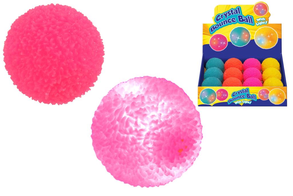 KANDY TOYS CRYSTAL LIGHT UP BOUNCE BALL. TY3962 \\\KD24056