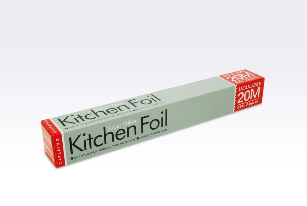 ESSENTIAL SUPER VALUE KITCHEN FOIL 450MM X 20M / 66FT. JR4520RLN \\\KD24168