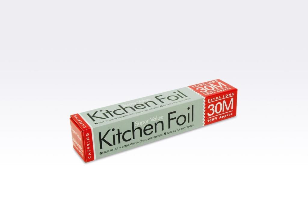 ESSENTIAL SUPER VALUE KITCHEN FOIL 300MM X 30M / 100FT. JR3030RLU \\\KD24169
