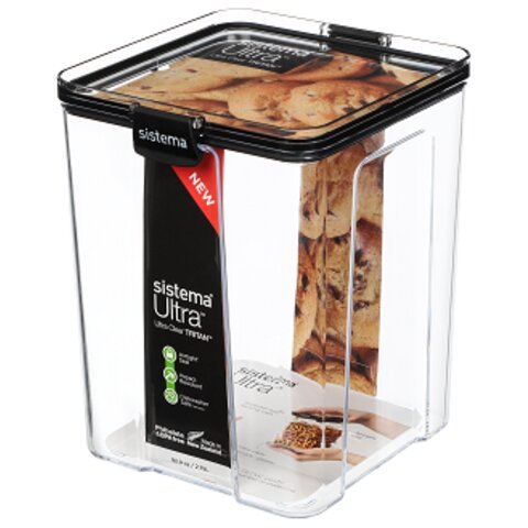 SISTEMA ULTRA CLEAR TRITAN SQUARE CONTAINER 2.75L. SIS51412 \\\KD24181