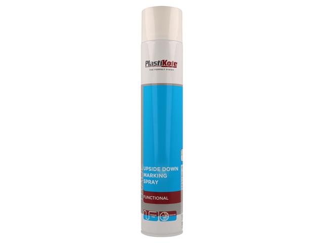 PLASTIKOTE TRADE UPSIDE DOWN MARKING SPRAY 750ML - WHITE. PL71031 \\\KD24198