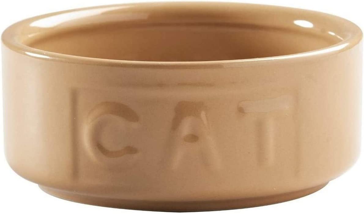 MASON CASH CANE PET BOWL 13CM / 400ML - CAT LETTERED. 2030.303 \\\KD24207