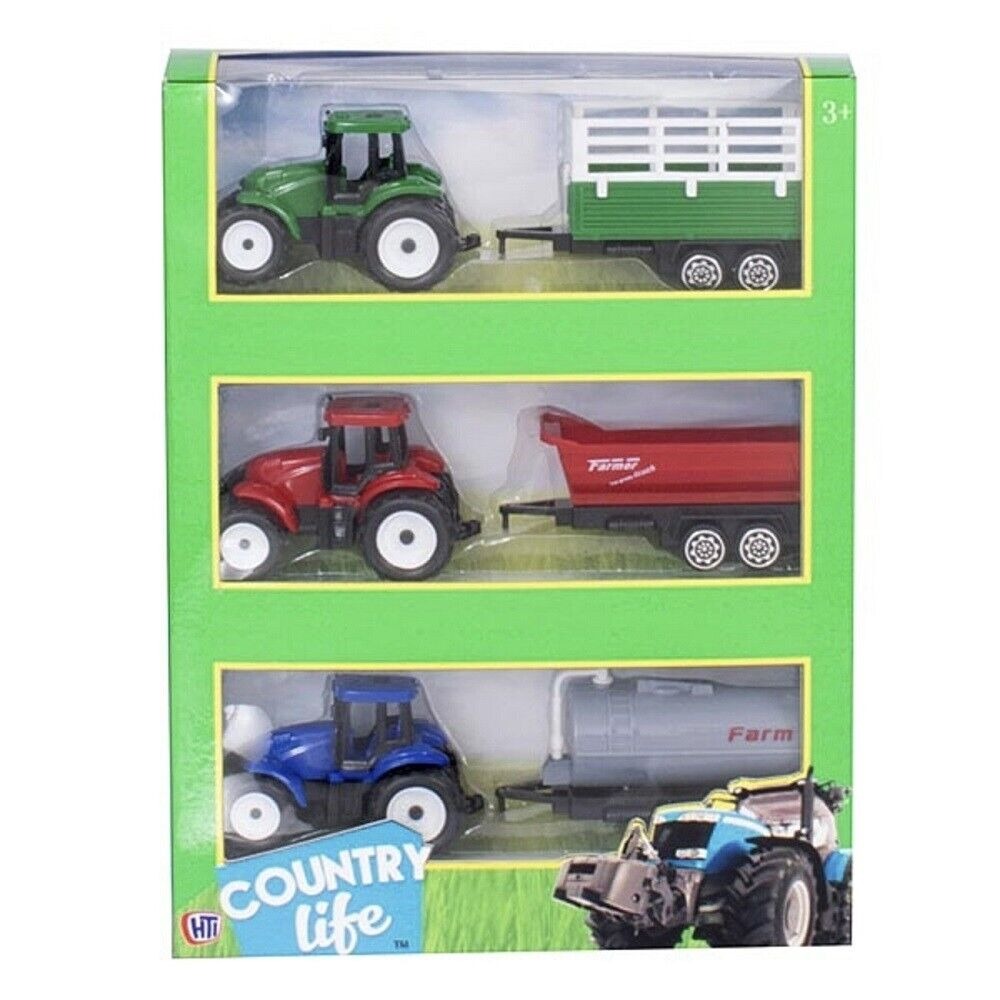 COUNTRY LIFE TRACTOR & TRAILER SET 3/PK. 1374261 \\\KD24222