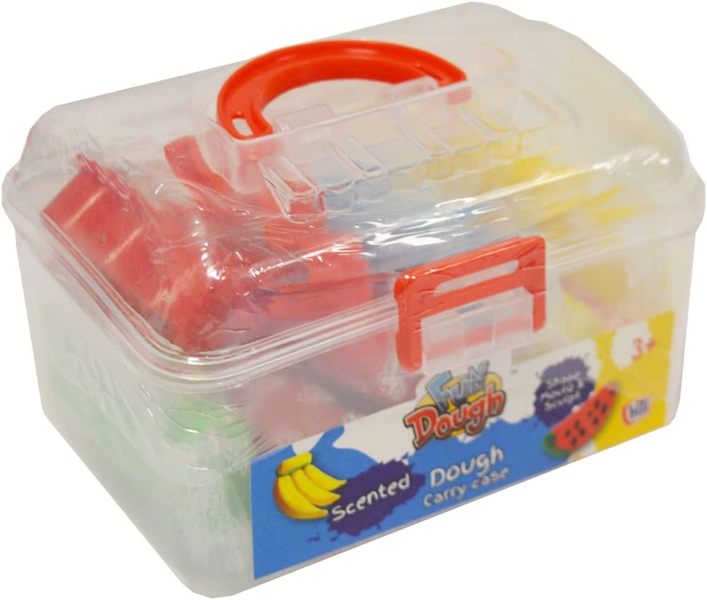 FUN DOUGH SCENTED DOUGH SET WITH CARRY CASE. 1374371 \\\KD24229