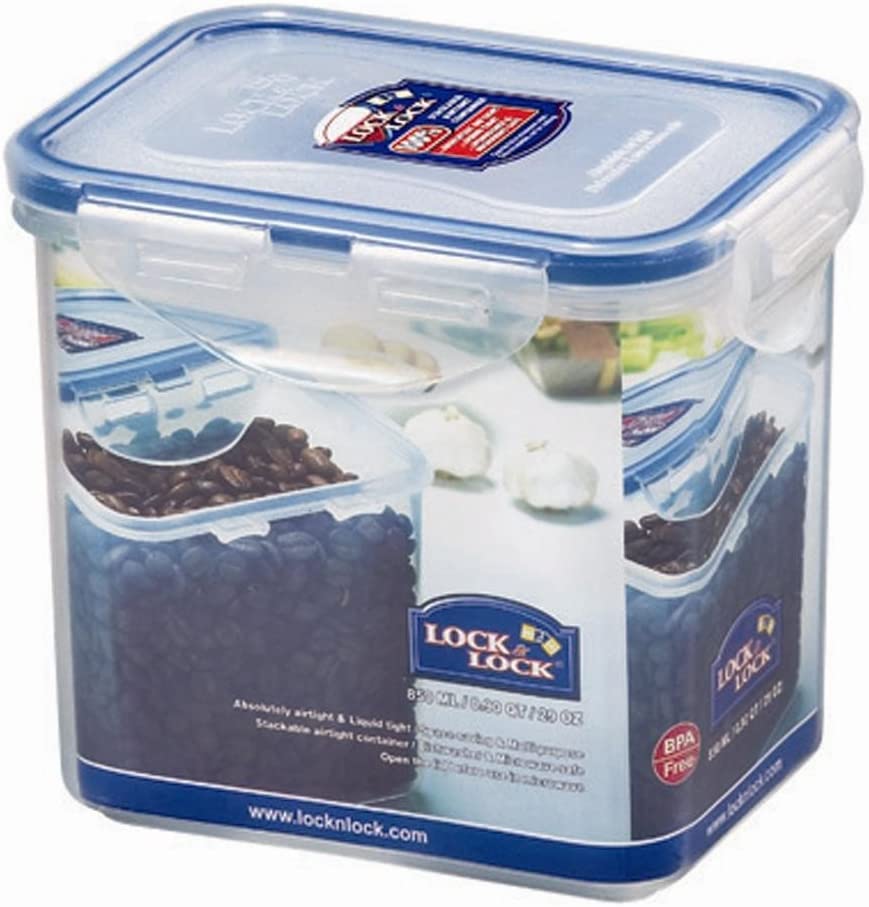 LOCK & LOCK HPL808 RECTANGULAR FOOD STORAGE CONTAINER 850ML. MHPL808 \\\KD24246