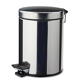 BAGNO STAINLESS STEEL PEDAL BIN 5LTR. LB-602 \\\KD24255