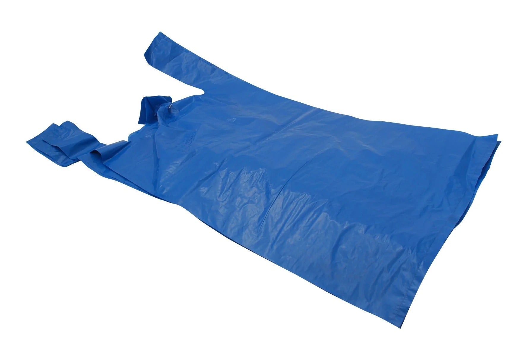 TIGER BLUE VEST CARRIER BAGS 12"X18"X24" 100/PK APPX. 07440-HI22 \\\KD24266
