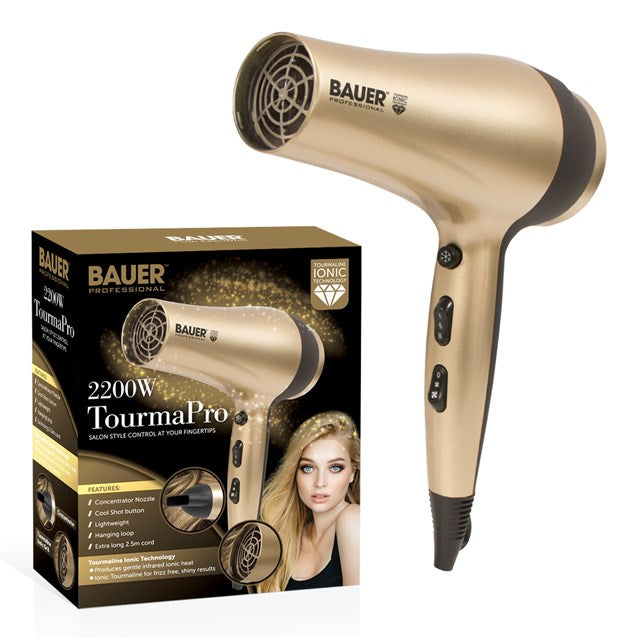 BAUER PROFESSIONAL TOURMAPRO HAIR DRYER 2200W. BML38830 \\\KD24407