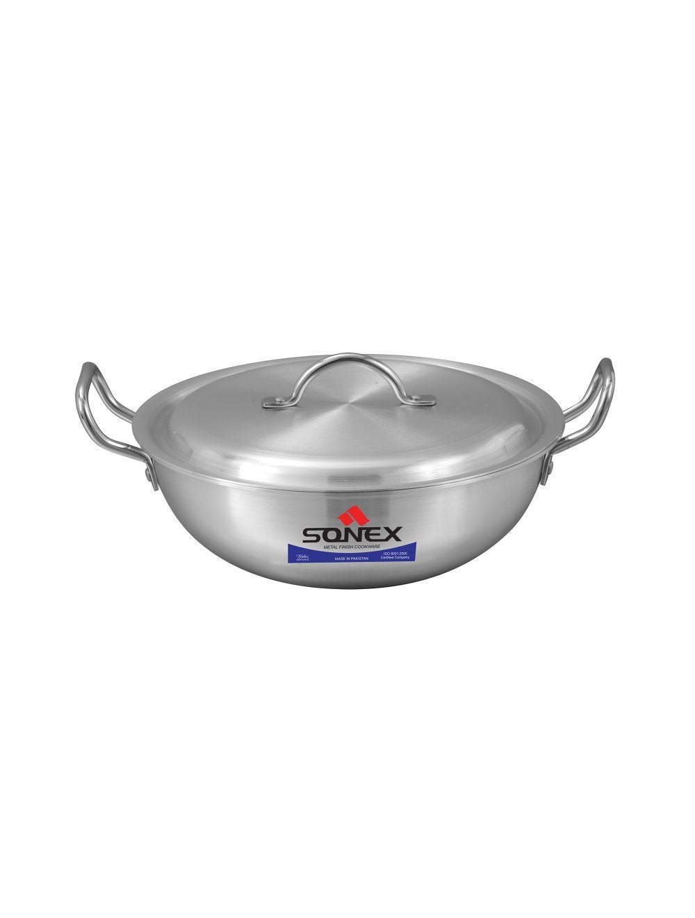 SONEX ALUMINIUM ROUND KARAHI / PAN WITH LID SIZE 2 29CM. 50301 \\\KD24420