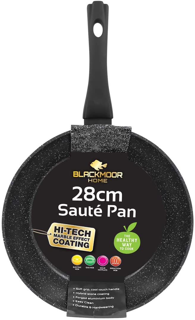 BLACKMOOR NON STICK SAUTE PAN 28CM. BML66199 \\\KD24423