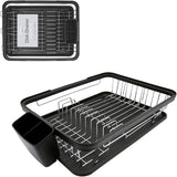 ANIKA KITCHEN DISH DRAINER RACK 41 X 32 X 9.5CM - BLACK. BML69049 \\\KD24427