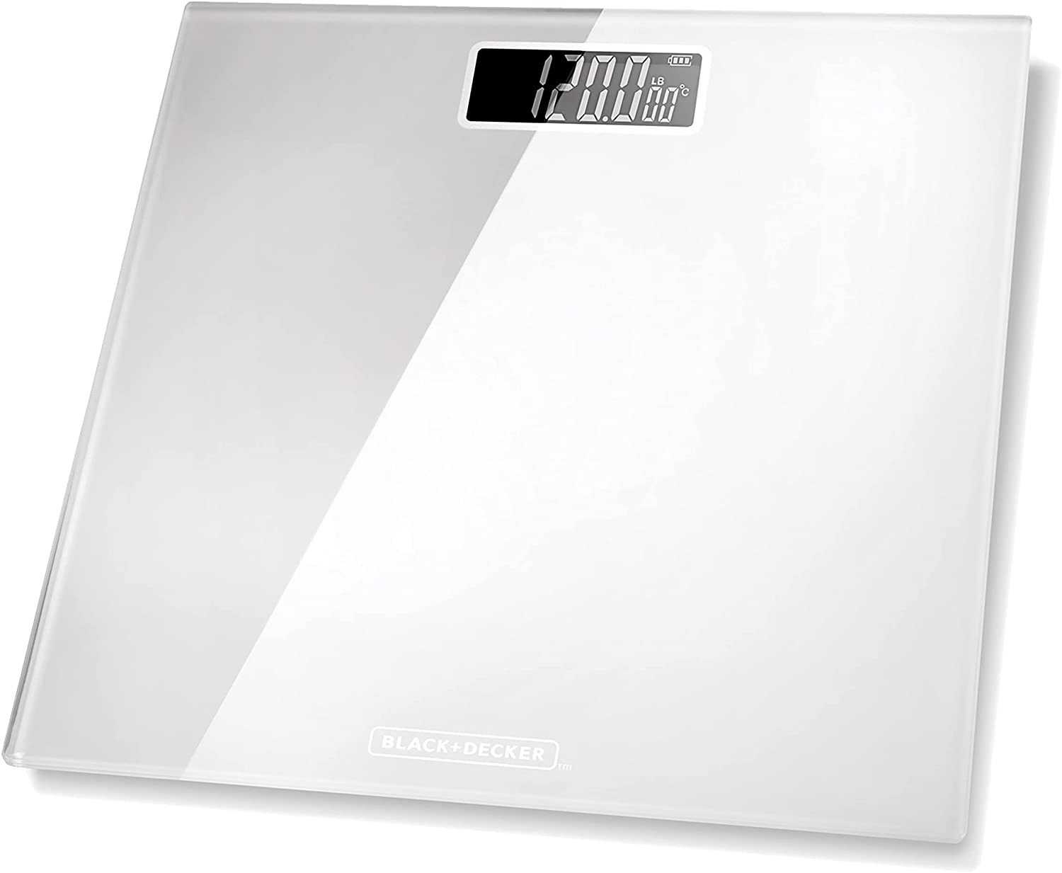 BLACK DECKER BXBS0001GB DIGITAL BATHROOM SCALE - WHITE. BML61199 \\\KD24430
